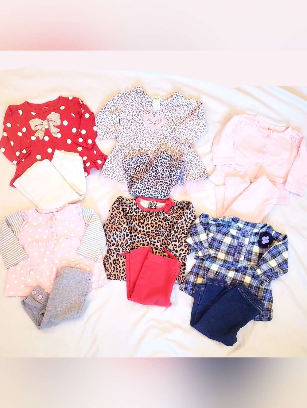 6 Month Girls Assorted Outfit Bundle